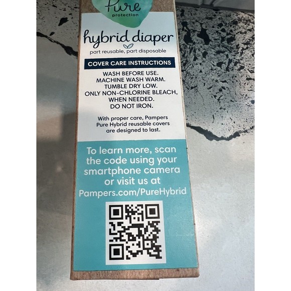 Pampers Hybrid Cover Unisex Diapers Jungle, I Heart You-gray, Milk & Cookies - Picture 6 of 10